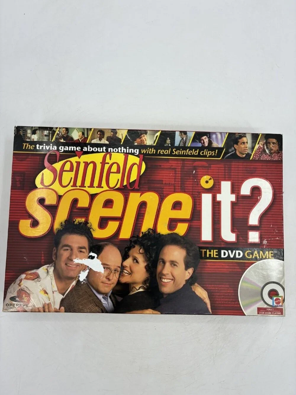 Seinfeld Scene It? The DVD Game Trivia Board Game Mattel Screenlife 2008 Adult